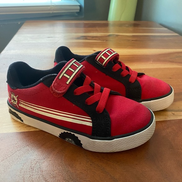 Gymboree Shoes Little Boys Fire Truck Sneakers Poshmark
